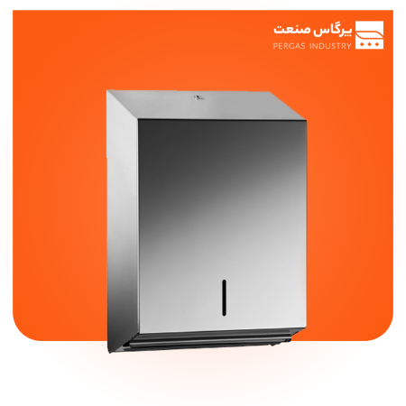مخزن دستمال کاغذی استیل بزرگ