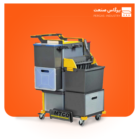 ترولی نظافتی بیمارستانی