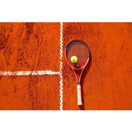 tennis red court floor