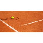 tennis red court floor